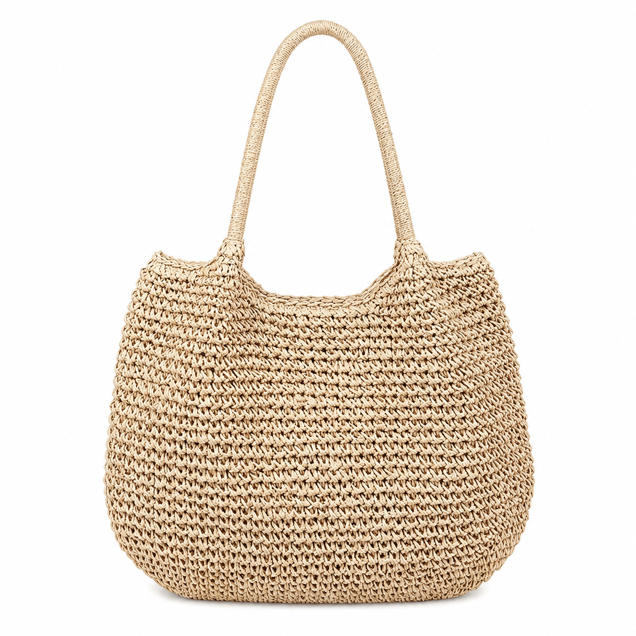 Luna Straw Tote