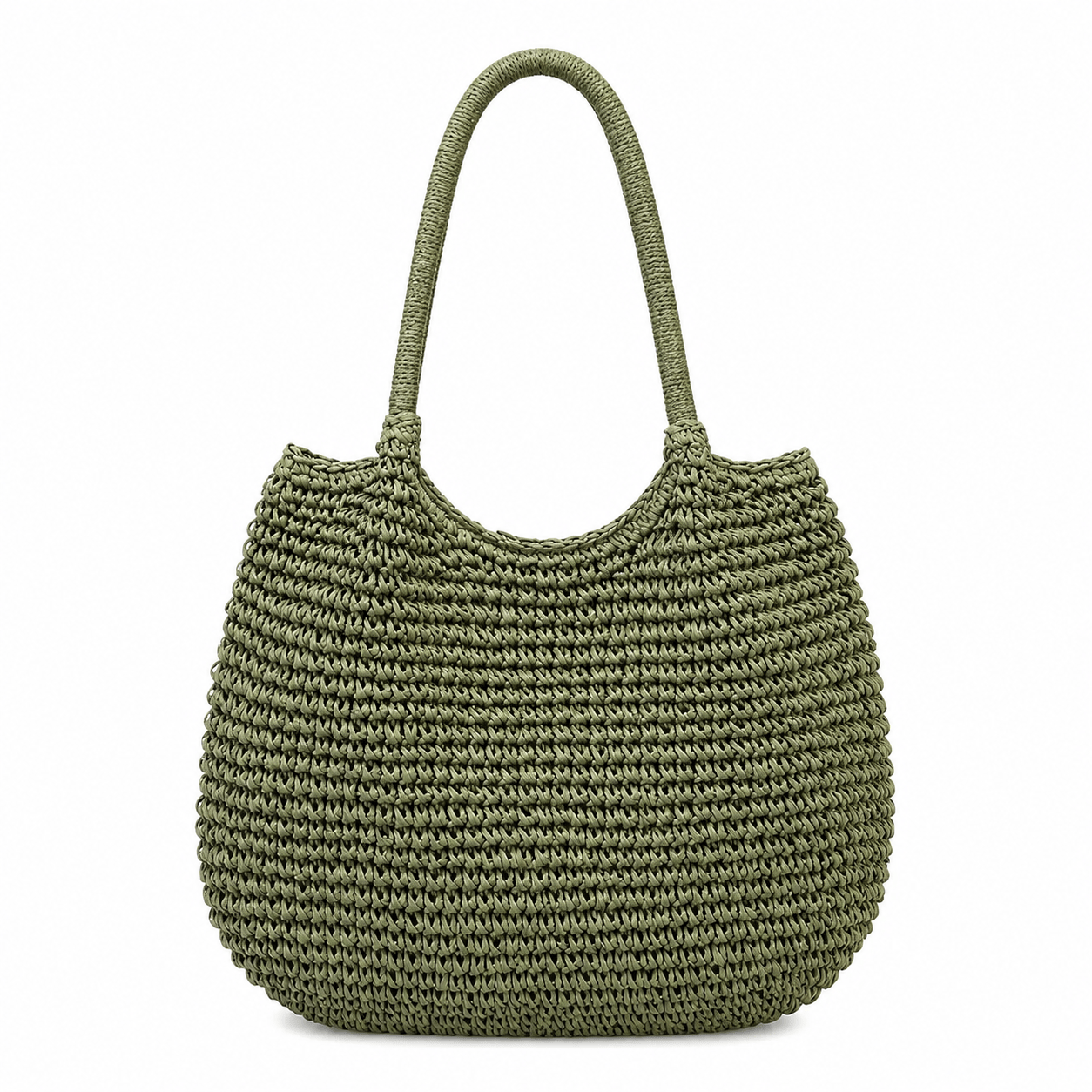 Luna Straw Tote