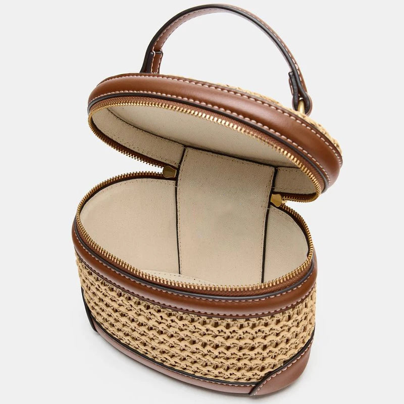 Iris Straw Box Bag