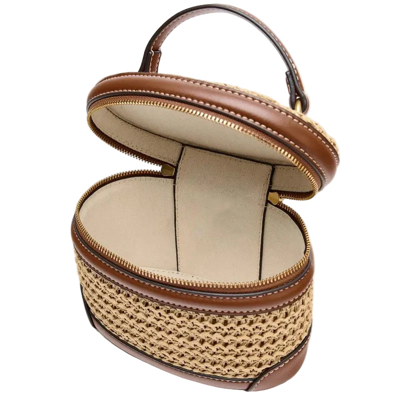 Iris Straw Box Bag
