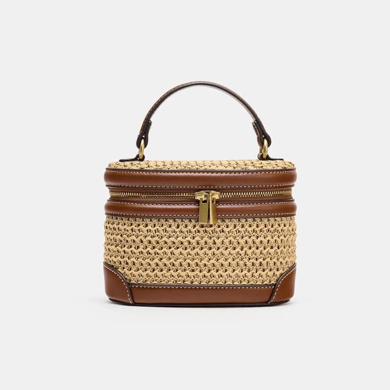 Iris Straw Box Bag