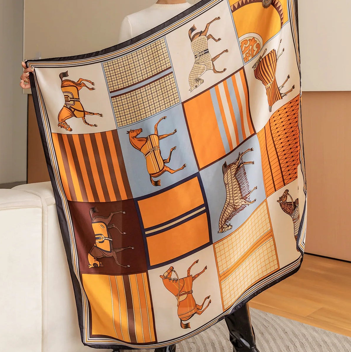 Bridle Silk Scarf
