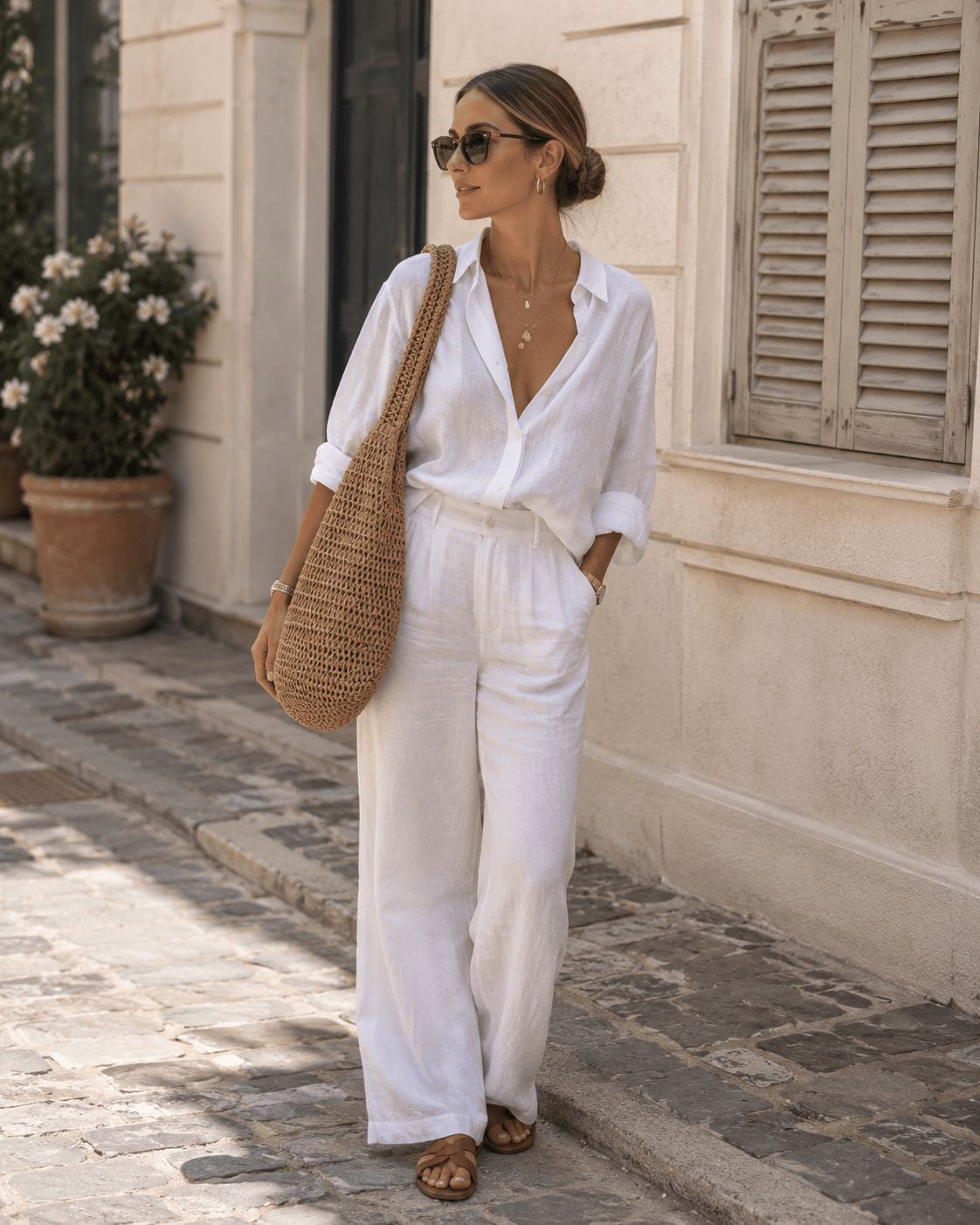 Isla Straw Tote