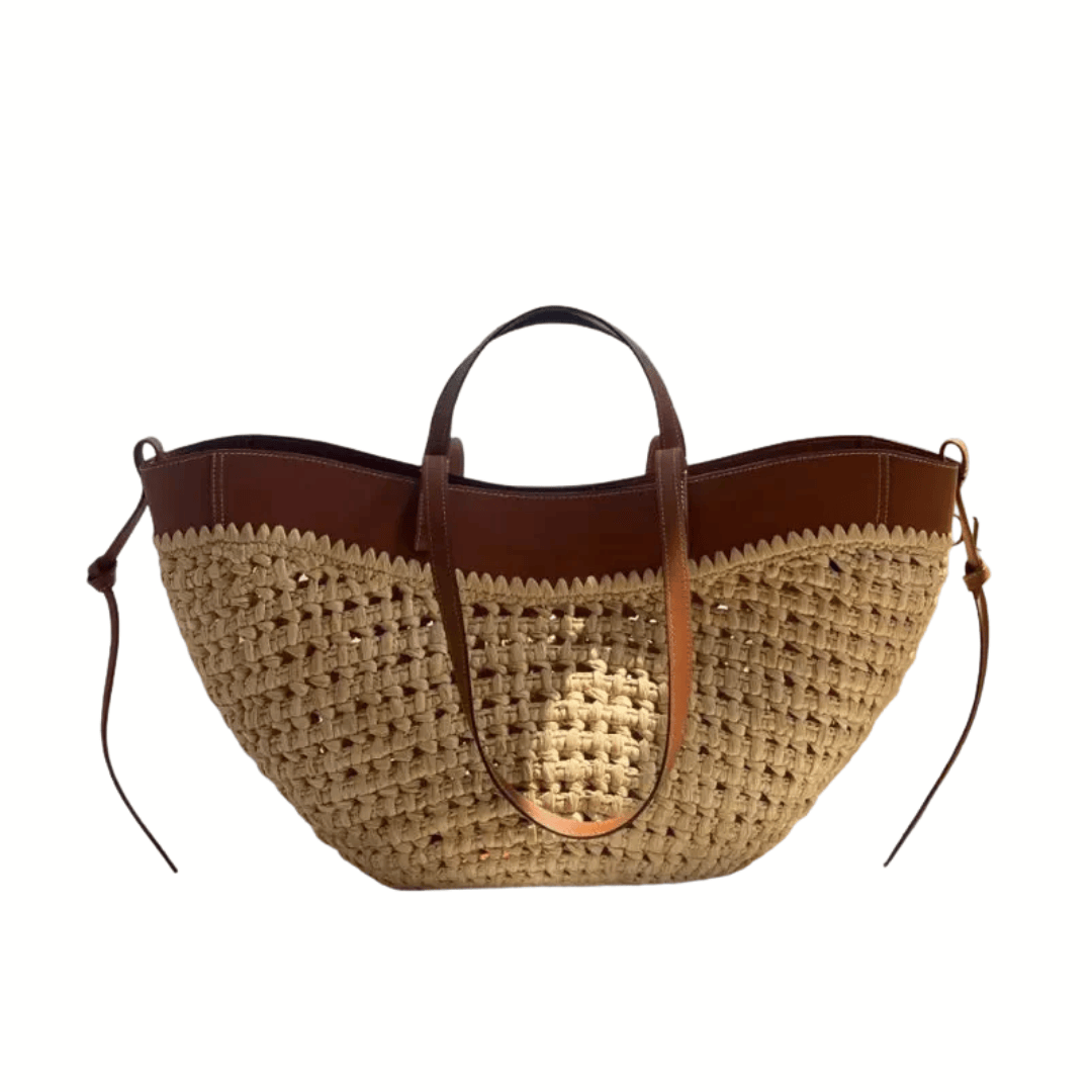 Lyra Straw Hobo Bag