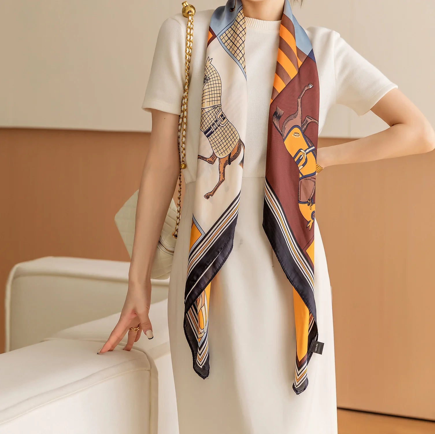 Bridle Silk Scarf