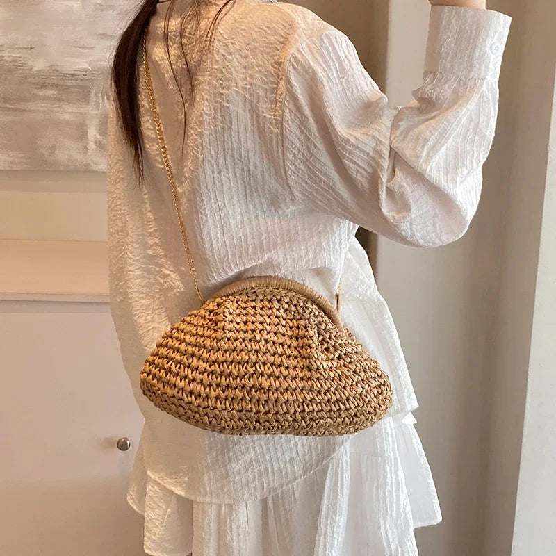 Elva Straw Bag