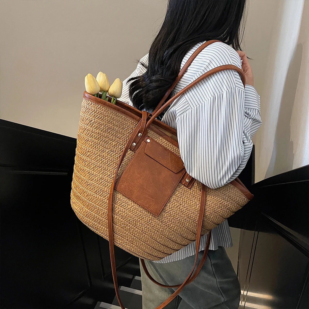Naya Straw Tote