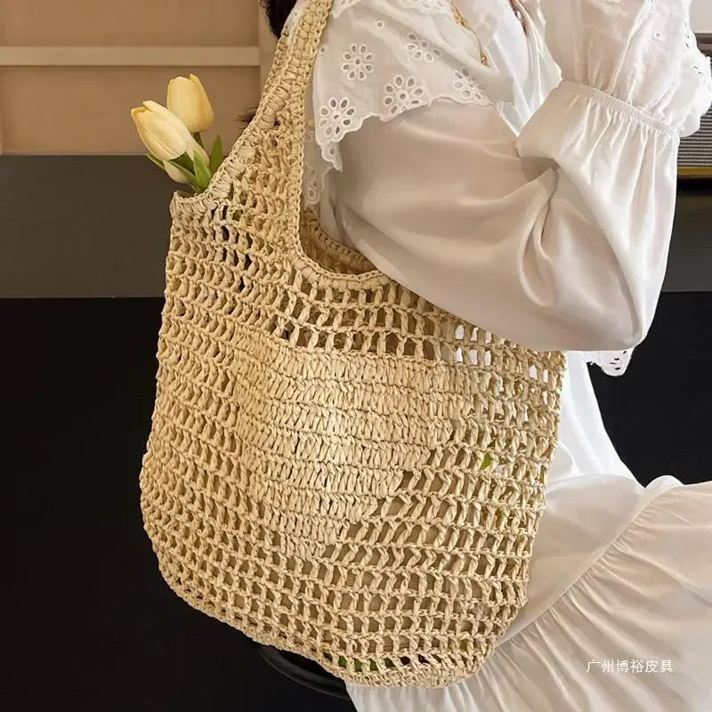 Etta Straw Tote