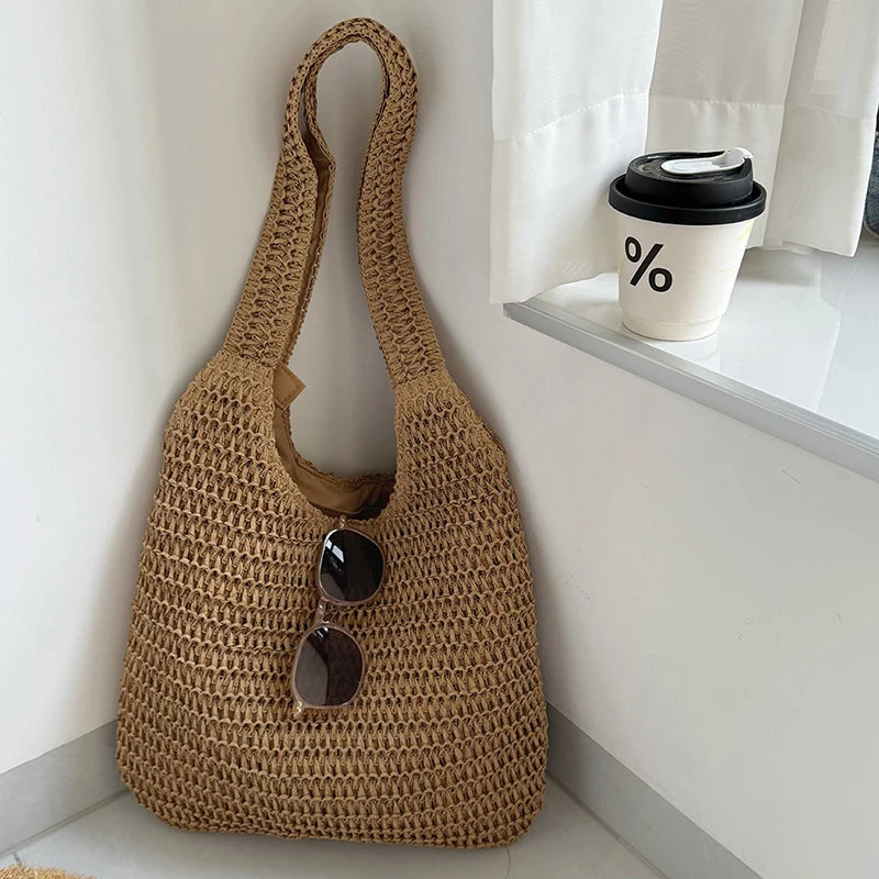 Isla Straw Tote