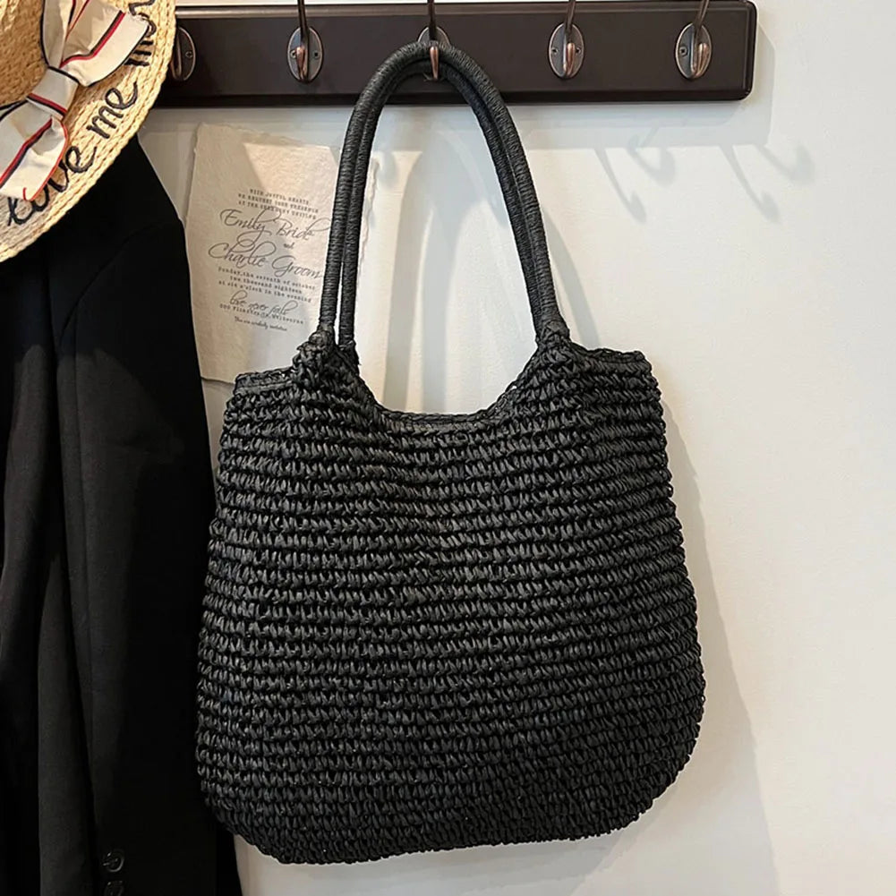 Luna Straw Tote