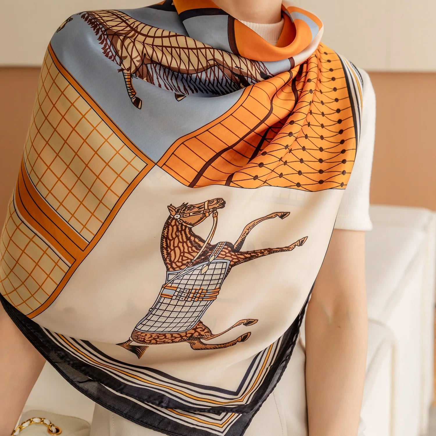 Bridle Silk Scarf